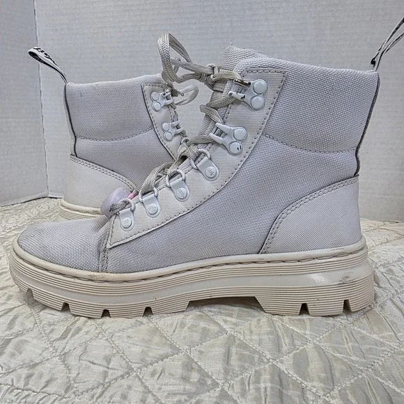 Dr. Martens AirWair Combs W Tech White Womens 7 LY004 Festival Forest Docs - Picture 11 of 16